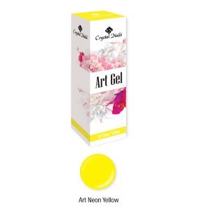 Art Gel - Gel Dens pentru Decoruri - Galben Neon (5ml)