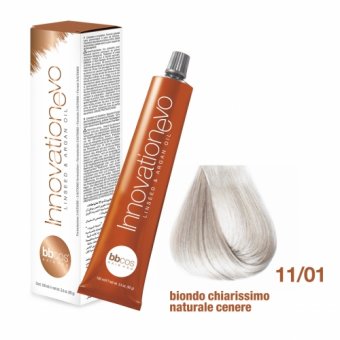 Bbcos - Vopsea de Par Innovation Evo 100ml (11/01 - Ash Natural Very Light Blond)