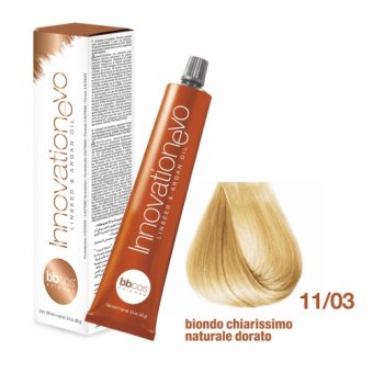 Bbcos - Vopsea de Par Innovation Evo 100ml (11/03 - Golden Natural Very Light Blond)