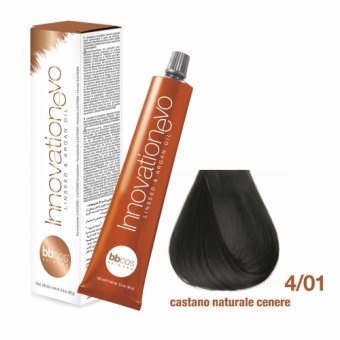 Bbcos - Vopsea de Par Innovation Evo 100ml (4/01 - Ash Natural Brown )