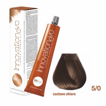 Bbcos - Vopsea de Par Innovation Evo 100ml (5/0 - Light Brown )