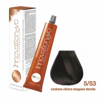Bbcos - Vopsea de Par Innovation Evo 100ml (5/53 - Light Mahogany Golden Brown )
