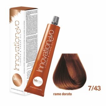 Bbcos - Vopsea de Par Innovation Evo 100ml (7/43 - Golden Copper )
