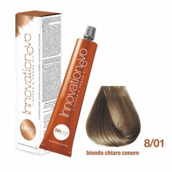 Bbcos - Vopsea de Par Innovation Evo 100ml (8/01 - Ash Light Blond )