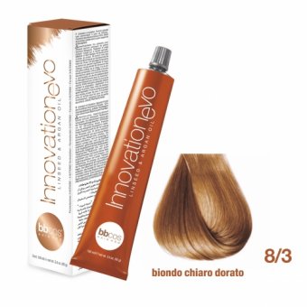 Bbcos - Vopsea de Par Innovation Evo 100ml (8/3 - Golden Light Blond )