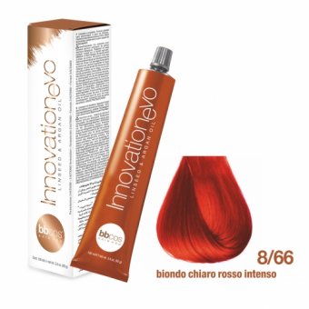 Bbcos - Vopsea de Par Innovation Evo 100ml (8/66 - Deep Red Light Blond )