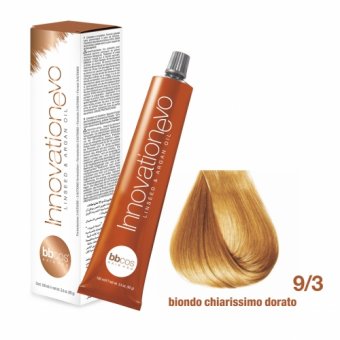 Bbcos - Vopsea de Par Innovation Evo 100ml (9/3 - Golden Very Light Blond )