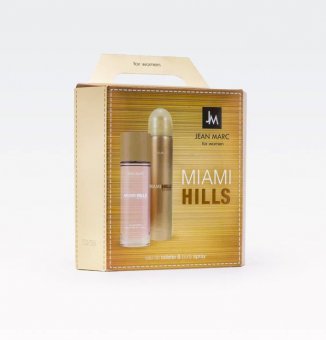 Caseta cadou Miami Hills Apa de toaleta +deo 