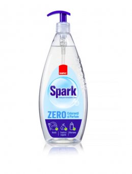Detergent de vase Sano Spark Zero coloranti si parfumanti 1L