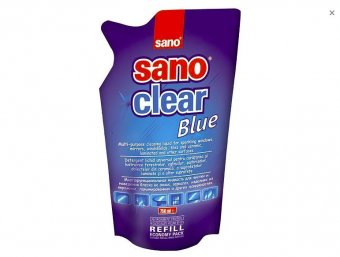 Detergenti geamuri Sano Clear Blue - Rezerva 750 ml