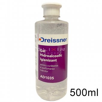Gel Igienizant Hidroalcoolic fara Clatire -AloeVera+VitE -500ml -70%