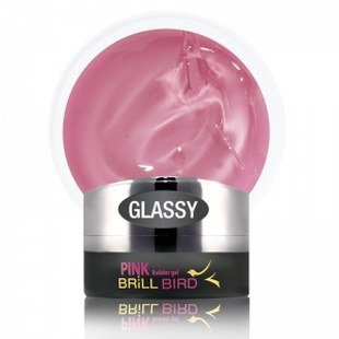 Glassy Pink Gel  Gel Transparent Nuantat Roz 50ml