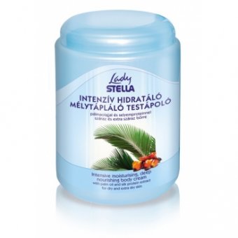 Lady Stella - Crema de Corp Hidratanta, Nutritiva Intensiva cu Ulei de Palmier (1000ml)