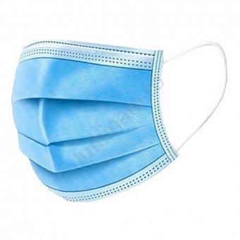 Masca de Protectie   FFP2, 3 Straturi, Albastru 50Buc/Set