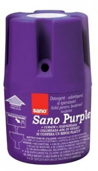 Odorizant vas de toaleta/bazin Sano BPurple 150 g