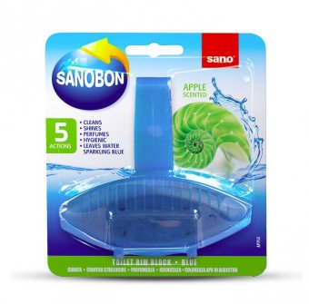 Odorizant wc Sano Bon Blue Apple 5in1