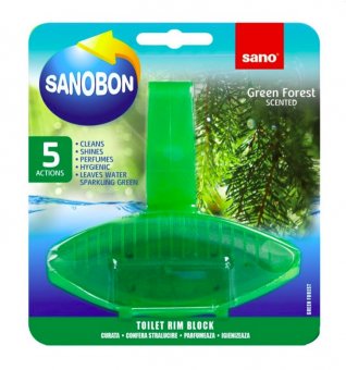 Odorizant wc Sano Bon Green Forest 5in1 55g