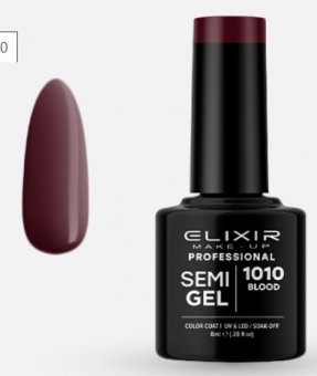 Oja semipermanenta Elixir 1010 Blood 8ml