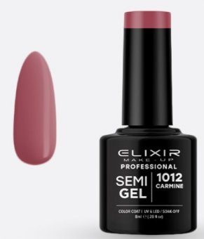 Oja semipermanenta Elixir 1012 Carmine 8ml