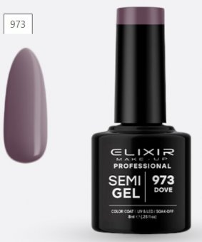 Oja semipermanenta Elixir 973 Dove 8ml