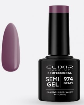 Oja semipermanenta Elixir 974 Grape 8ml