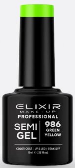 Oja semipermanenta Elixir 986 Green Yellow