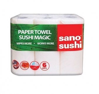 Sano Sushi Rola Prosop Hartie Bucatarie 6 Buc/ bax