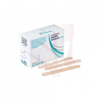 Sibel - Spatule Lemn pentru Ceara - 15.5Cm X 1.6Cm (200Buc)