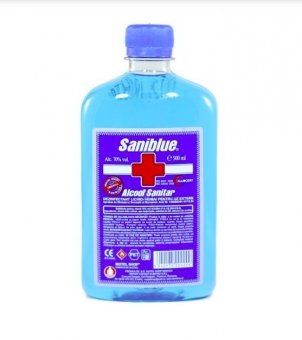 Spirt,Alcool sanitar Saniblue, 500 ml