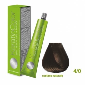 Vopsea de Par Keratin Color (4/0- Castano Naturale)