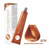 Bbcos - Vopsea de Par Innovation Evo 100ml (8/34 - Golden Copper Light Blond )