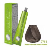 Bbcos - Vopsea de Par Keratin Color (7/11- Biondo Naturale Cenere Intenso)