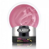 Glassy Pink Gel  Gel Transparent Nuantat Roz 5ml