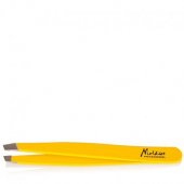 Penseta Inox Oblica Galbena 95Mm